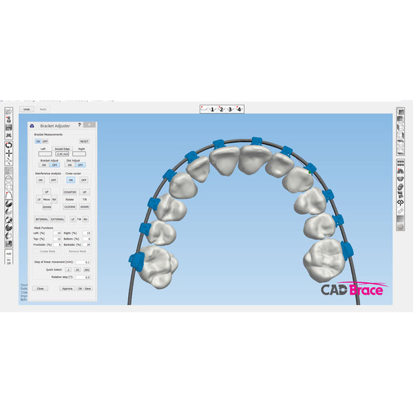 CAD BRACE PLUS+ Upper and Lower with Brackets Supplied