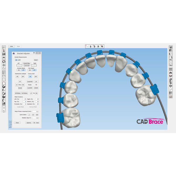 CAD BRACE PLUS+ Upper and Lower with Brackets Supplied