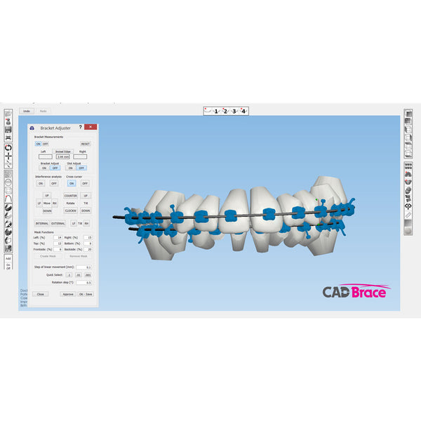 CAD BRACE PLUS+ Upper and Lower with Brackets Supplied