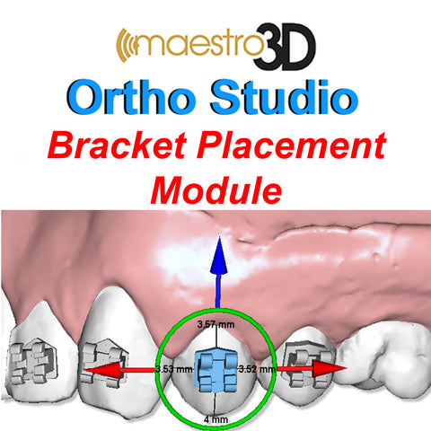 Maestro 3D Ortho Studio Version 4.0 Brackets Placement Module