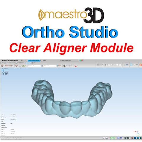Maestro 3D Ortho Studio Version 4.0 Clear Aligner Module