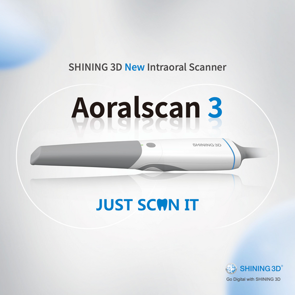 Shining 3D Scanner  AORALSCAN 3 NEW MODEL