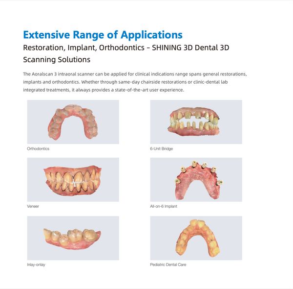 Shining 3D Scanner  AORALSCAN 3 NEW MODEL